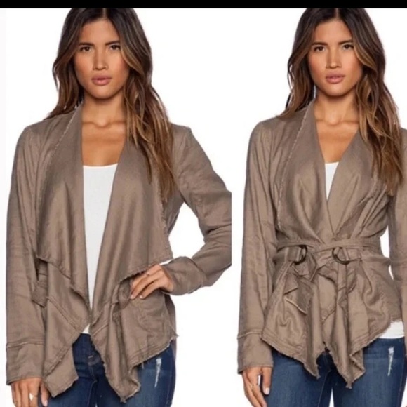 Free People Size Medium Linen Jacket - Picture 1 of 16